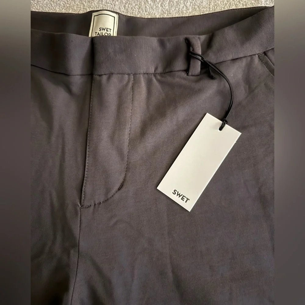 Swet Tailor Men's‎ The Everyday Chino Short in French Grey Waist Size 34 NWT
